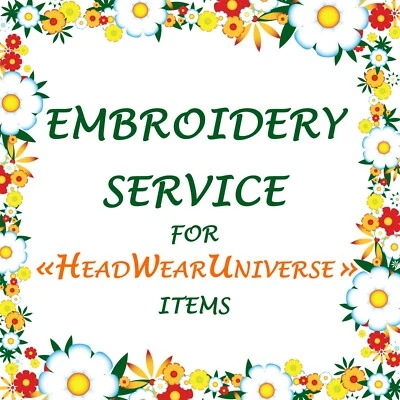 Embroidery service: put wording personalization on scrub cap - Image 1 of 4