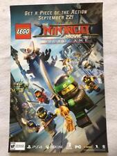 THE NINJAGO MOVIE - 11"x17" Original Promo Poster SDCC 2017 MINT Lego Videogame