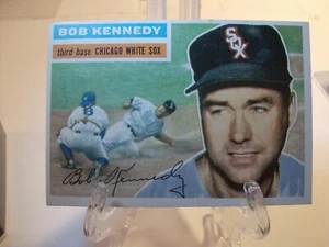 1956 Topps #38a - Bob Kennedy VAR - Chicago White Sox VAR: espalda blanca 56-004 - Imagen 1 de 2