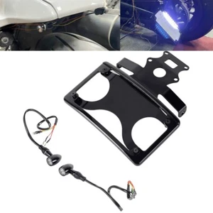 For Sportster S RH1250S LED License Plate Bracket Frame w/Turn Signal Tail Light - Picture 1 of 12