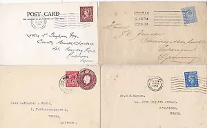 1911/58 - 4 REGNI LONDRA IDENTIFICATI PERFINS 3 COPERTINE E 1 CARTOLINA - PUBBLICITÀ - Foto 1 di 2