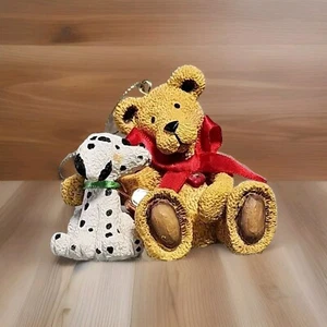 Kurt S. Adler Bear with Dalmatian Resin Christmas Ornament - Picture 1 of 7