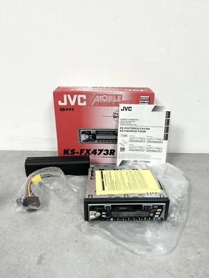 JVC KS-FX473R Cassette Receiver 12v Car Radio RDS brand new in box 2002 NOS - Image 1 of 4