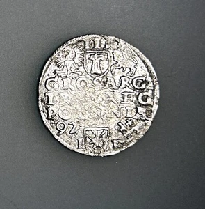 Poland 3 Groschen 1592 aVF - Picture 1 of 2