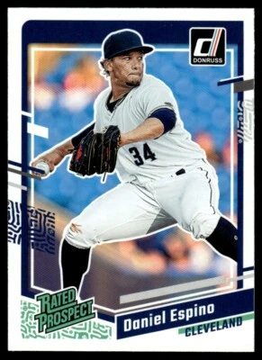 2023 DONRUSS RATED PROSPECT Daniel Espino Cleveland Guardians #71 - Image 1 of 2