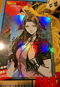 FINAL FANTASY 7 ACG ANIME CARD AG1 PRISM HOLO MIRROR SILVER CARTE 33 AERIS M - Picture 1 of 1