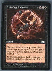 Magic the Gathering MTG Weatherlight Spinning Darkness # Buy 2 Get 1 - Picture 1 of 2