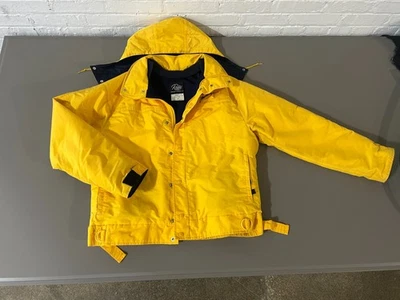 Jaqueta de esqui vintage Roffe Challenge amarela retrô tamanho grande - Imagem 1 de 3