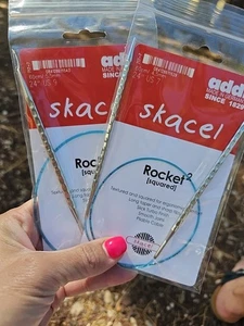 addi Skacel Rocket Squared 24" EasyKnit Circular Knitting Needles Lot US 7 9 New - Picture 1 of 3