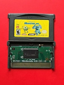Disney's Monsters, Inc. Game Boy Advance Nintendo GBA Kids Pixar Classic Tested - Picture 1 of 13