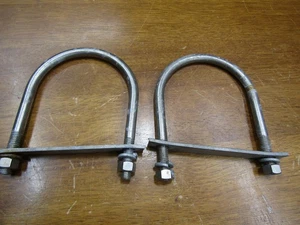 Bulloni a U 2" lunghi x 3-1/2" ID acciaio inox 3/8"-16 - Foto 1 di 4