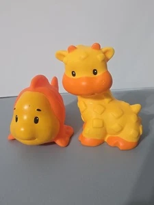 Infantino Animal Sensory Pals, 2 Piece Set, Multicolor, Unisex, 3 Months+, - Picture 1 of 2