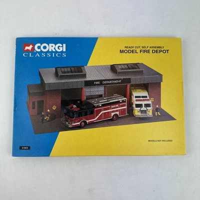 Corgi Classics Card Model Fire Depot Kit 31803 - Image 1 of 4