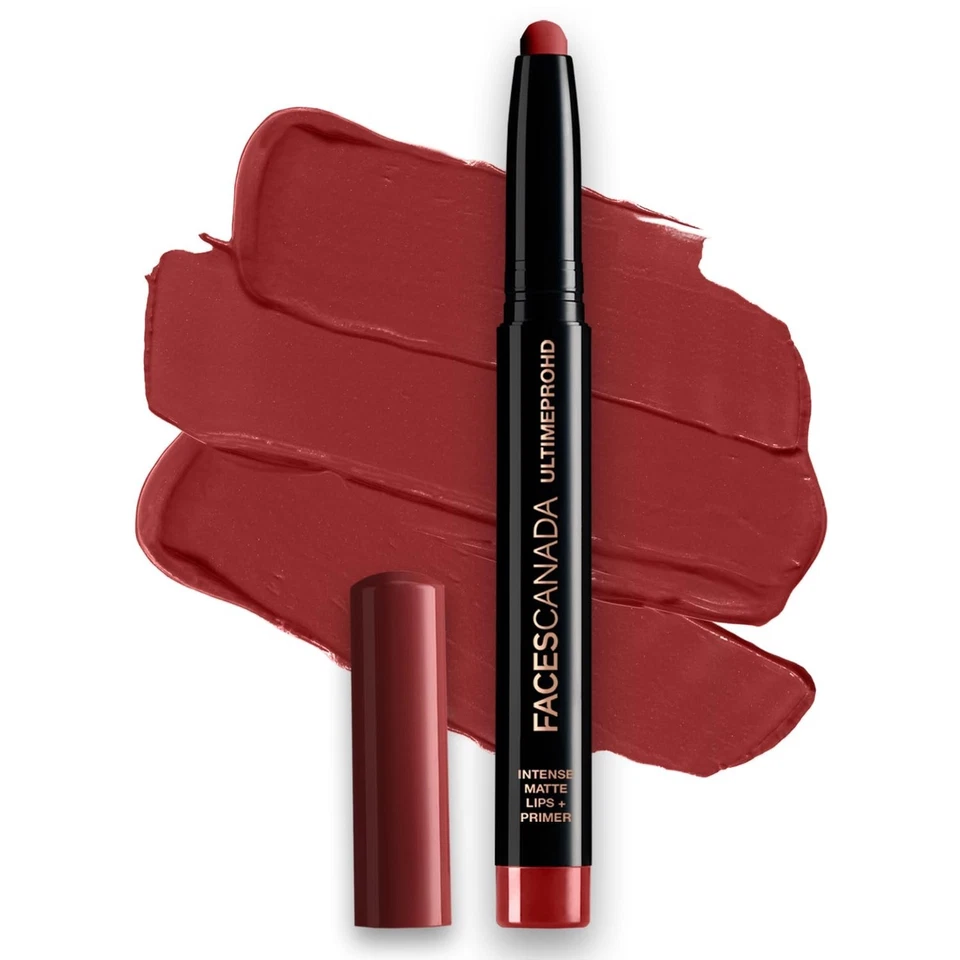 FACES CANADA Ultime Pro HD Intense Matte Lips + Primer - Crushed Berry 04, 1.4g - Image 1 of 4