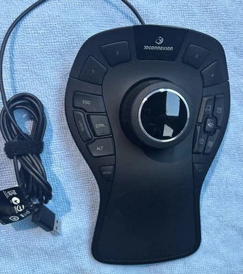 3DCONNEXION 3DX-600043 Spacemouse Pro Wired USB Mouse For Drawing 3D Cad - Image 1 of 3