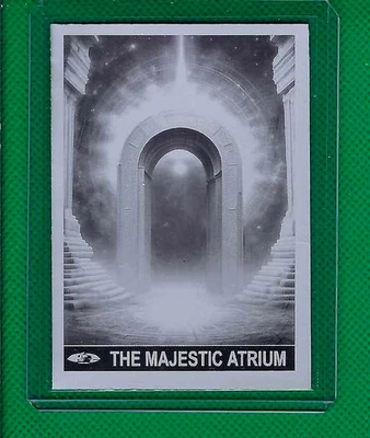 Lost in Space Cards "THE INITIAL ADVENTURES" BLACK PRINTING PLATE 1/1 MAJESTIC.. - Image 1 of 2