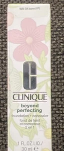 CLINIQUE Beyond Perfecting 2 in 1 Foundation + Concealer WN 04 Bone (VF ) 1oz - Picture 1 of 2