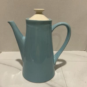 MCM Robin Egg Blue Cameron Clay Coffee Carafe Made In USA - Picture 1 of 8