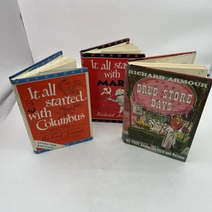 Drug Store Days by Richard Armour 1959 First Edition with Dust Jacket Signed - Picture 1 of 21