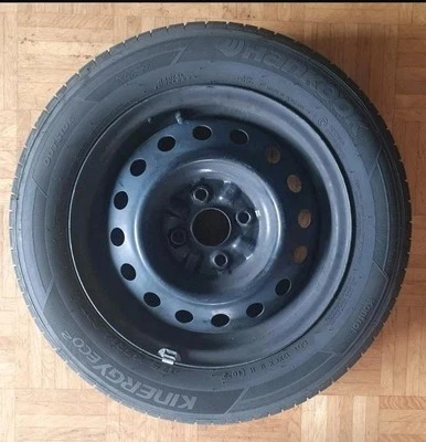 Toyota, Yaris, P1, Sommerreifen, Stahlfelgen, 4 Stück, 175/65 14, Hankook, Alcar - Bild 1 von 4