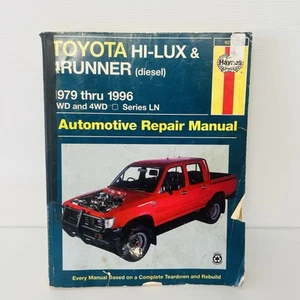 Haynes Toyota Hilux & Four Runner Diesel 1979 Thru 1996 2WD And 4 WD Series LN - Picture 1 of 24