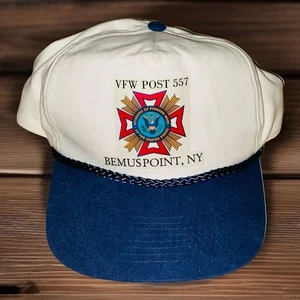 VFW POST 557 Bemus Point New York Snapback Hat Vintage NEW NWOT - Picture 1 of 2