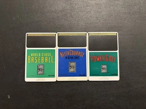 TurboGrafx-16 HuCard Game Cartridge Lot - Keith Courage, World Class Baseball + - Picture 1 of 11