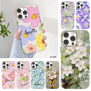 Funda Trasera Suave Flor Personalizada Antigolpes para iPhone 16 Pro Max 14 15 16e 17 - Imagen 1 de 48