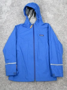 Patagonia Torrentshell 3l Jacket Boys Medium Blue H2no Raincoat * - Picture 1 of 11