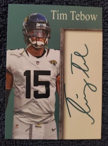 JACKSONVILLE JAGUARS: TIM TEBOW 2021 All-American Sports Inkredible Ink Card - Picture 1 of 2