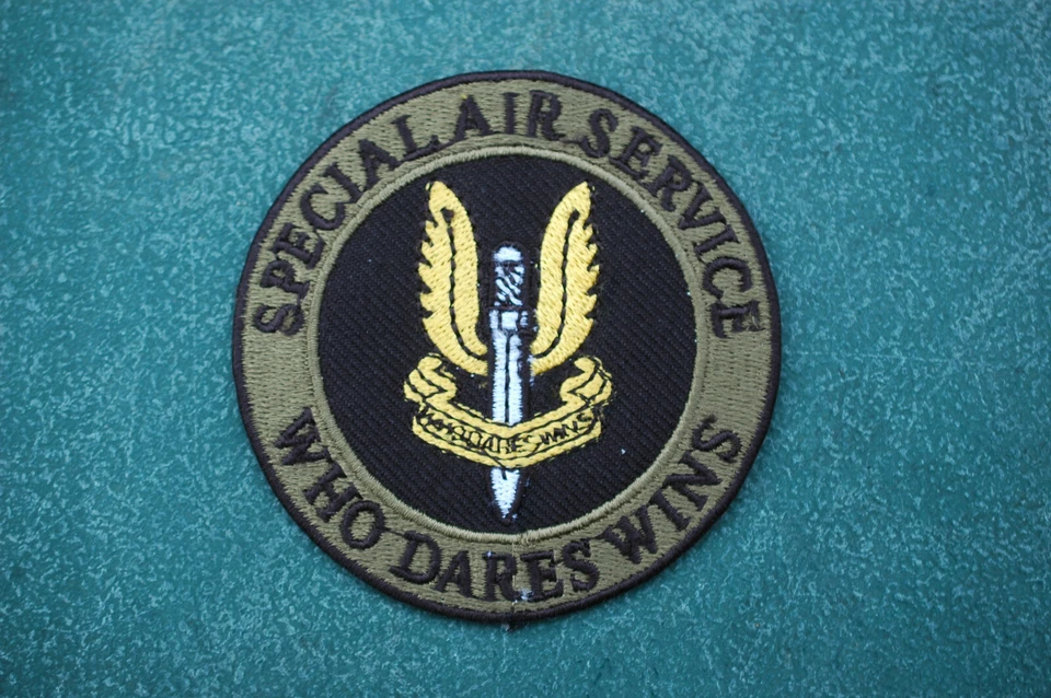 British Army - SAS Who Dares Wins - Sew/Iron On Patch -  No1864 - Image 1 of 1