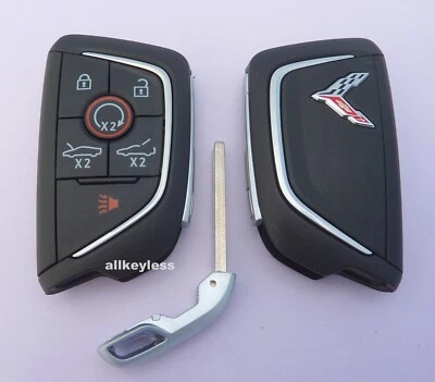 OEM 2020-2024 CHEVROLET CORVETTE C8 smart keyless entry remote key fob 13538850 - Image 1 of 4