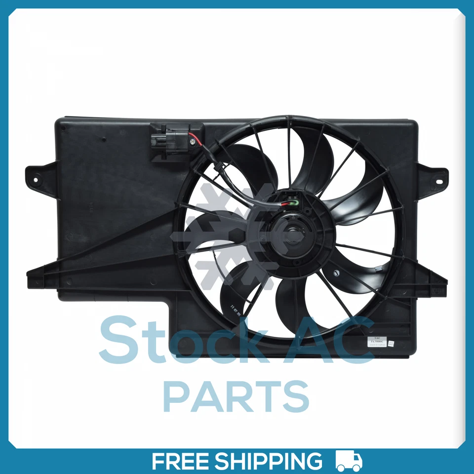 Engine Radiator Cooling Fan Assembly For 2008 2009 2010 2011 Ford Focus - Image 1 of 4