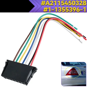 Rear Tail Light Bulb Wired Connector Plug For Mercedes W204 S204 #A2115450328 - Picture 1 of 7