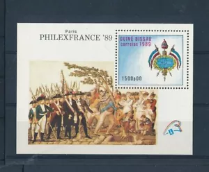 D436115 Guinea Bissau S/S MNH Philexfrance 1982 Paris - Imagen 1 de 1