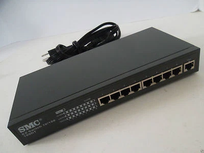 SMC EZ Switch 10/100 8-Port Desktop Switch w/Copper Gigabit Uplink SMC-EZ109DT - Image 1 of 4