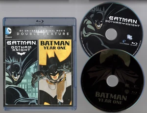 DCU Batman Gotham Knight Batman Year One 2 Blu-ray set Unviverse Double Feature - Picture 1 of 3