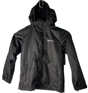 Mountain Warehouse Children's Waterproof Jacket Size 5-6 years Black Pre-Owned - Picture 1 of 9