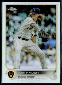 2022 Topps Chrome Refractor #119 Josh Hader - Picture 1 of 2