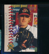 1998 Multi-ad #10 Josh McNatt Frederick Keys Signed Autograph (DO68) SWSW6