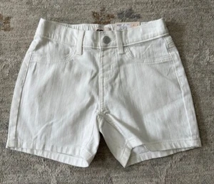 KOHL'S So GIRLS KIDS WHITE MID RISE PULL-ON CANVAS SHORTS SIZE 8 - Picture 1 of 6