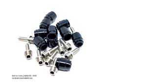 Paquete de 10 púas negras y aceitunas de compresión para frenos Sram estilo Stealthamajig - Imagen 1 de 2