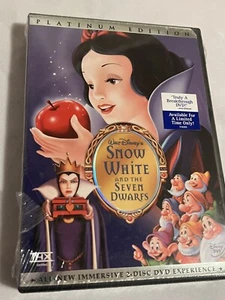 Snow White and the Seven Dwarfs (DVD, 2001, 2-Disc Set, Special Edition) NEW - Foto 1 di 2