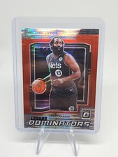 2021-22 Donruss Optic Choice James Harden Elite Dominators Red Pulsar #3 Nets