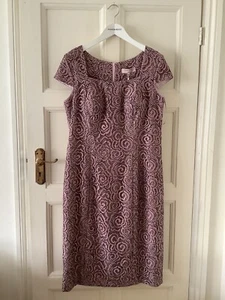 NEU MIT ETIKETT CABOTINE DONNA GEMMA NICOLAS ANLASS MIDI SPITZENKLEID GRÖSSE 18 £480 - Bild 1 von 9