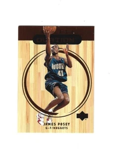 1999-00 Upper Deck Ovation #78 James Posey RC Denver Nuggets - Imagen 1 de 1