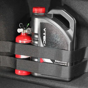 4x Black Car Trunk Interior Fire Extinguisher Fixing Belt Strap Auto Accessories - Picture 1 of 12
