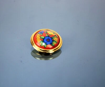 Auténtico Pendiente Floral HERMÈS Vintage Marrón Clip-On Una Pieza Accesorios Usado Foto 1 de 4