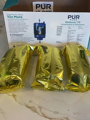 Pur Plus Faucet Mount Mineral Core Replacement Filter RF-9999 Set of 3 New - Image 1 of 4