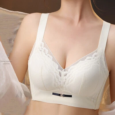 Lady Bras Push Up Bras Lace Sexy Lingerie Sleep Comfort Brassiere Underwear bh - Image 1 of 4